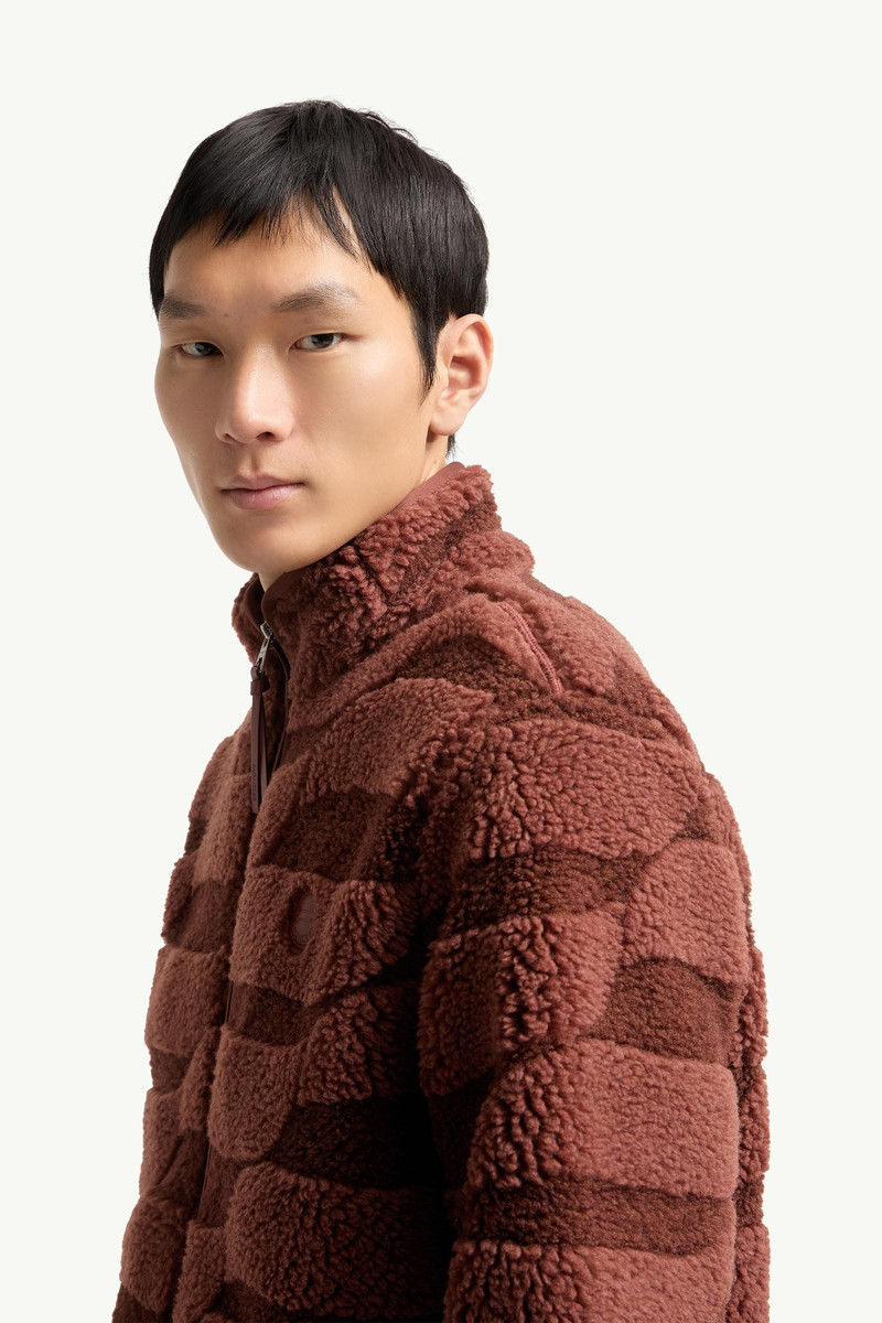 Teddy Jacquard Zip-Up Sweatshirt 3