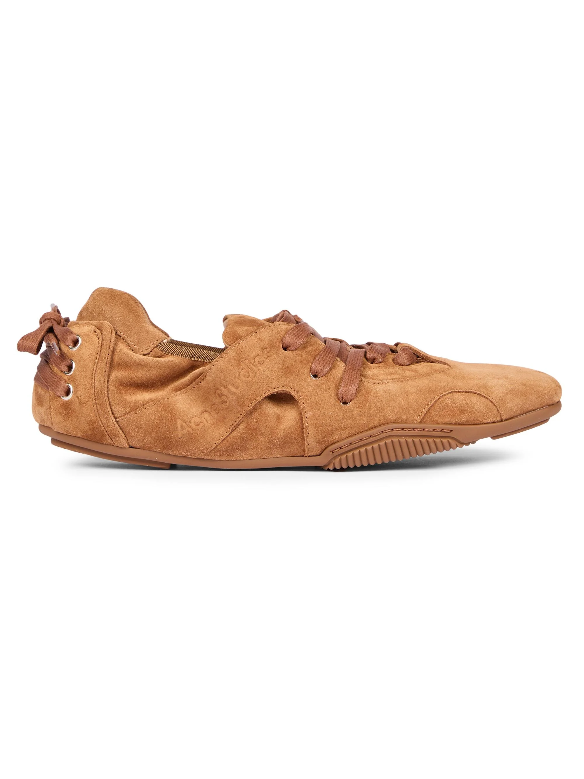 Men's Bilaria Up Suede Lace-Up Sneakers - Chestnut Brown - 1