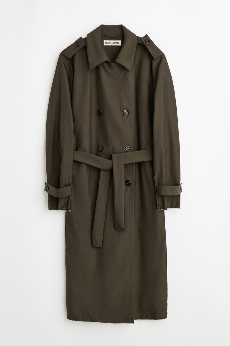 Origami Coat Glazed Brown Durawool 1