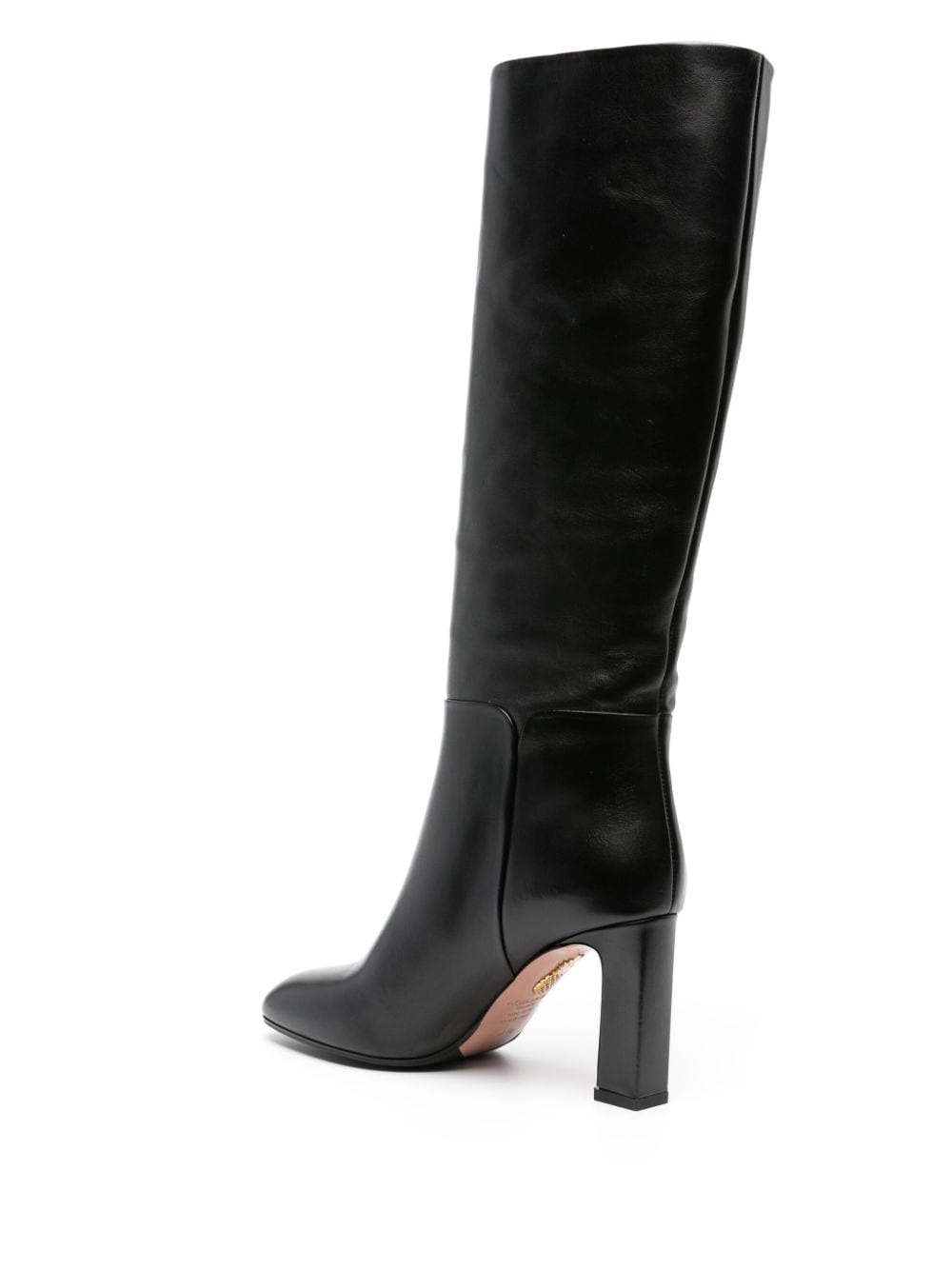 Sellier 85mm leather knee boots - 3