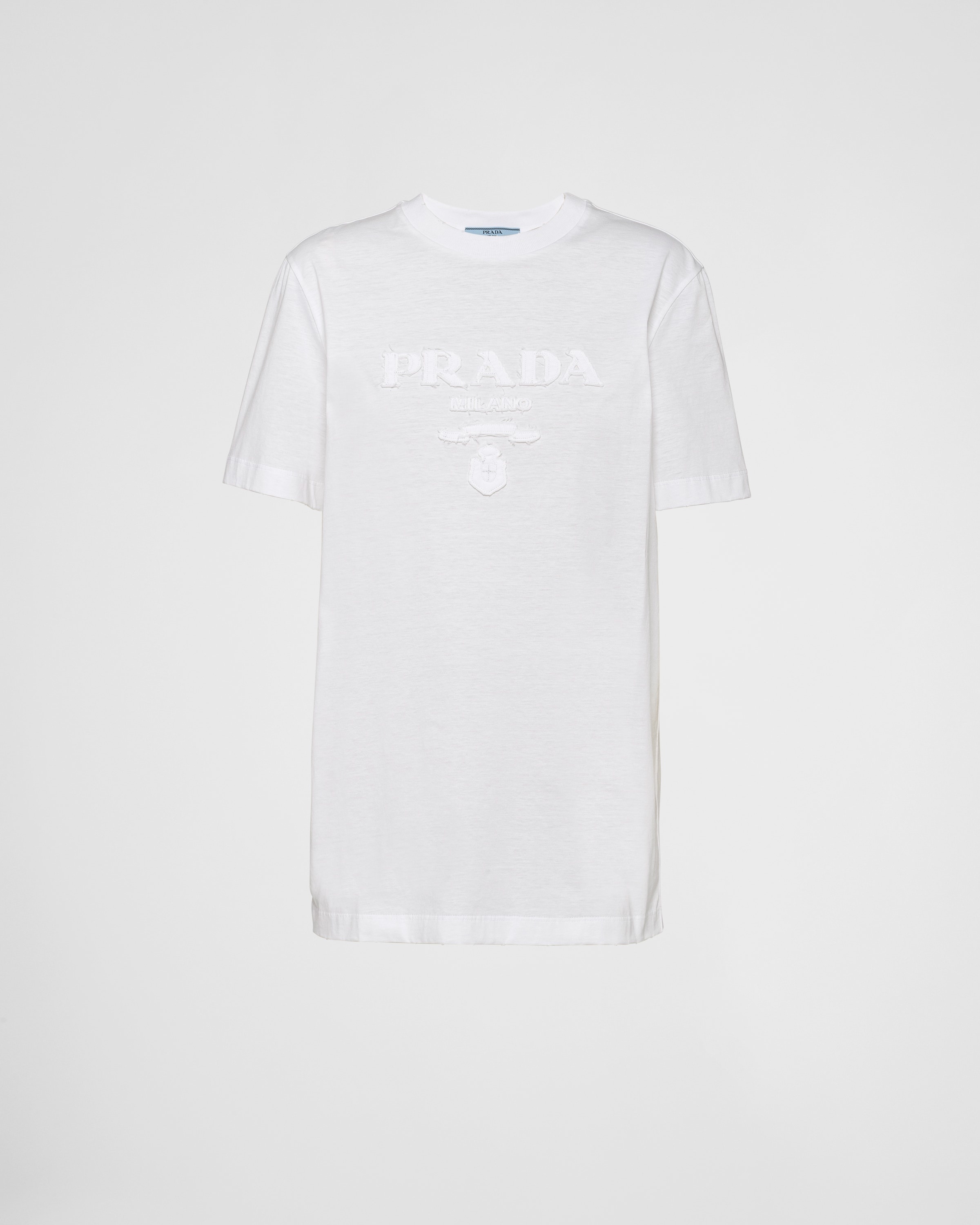 Embroidered jersey T-shirt - 1