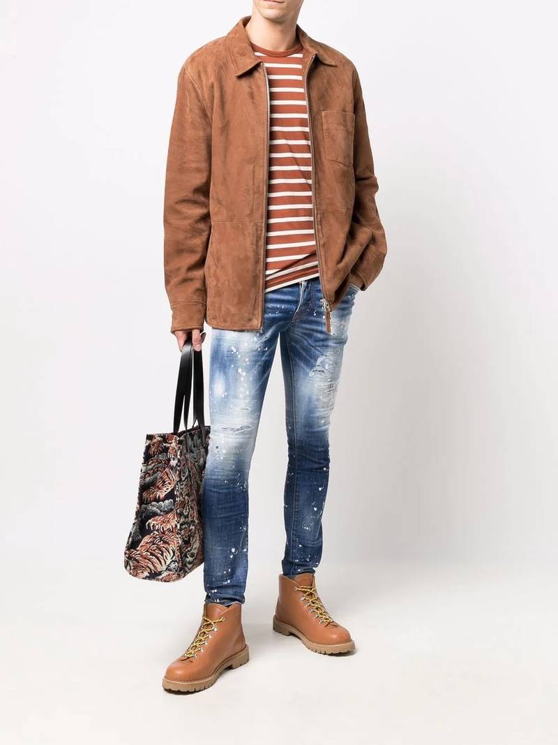 DSQUARED2 Eviction Notice straight jeans outlook