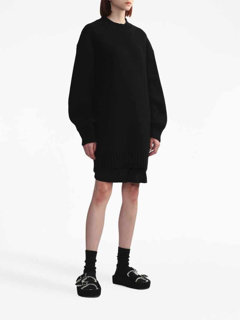 We11done cut-out knitted knitted dress outlook