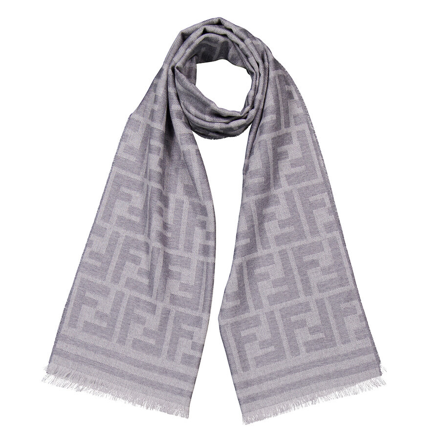 Fendi Rectangular Wool Scarf - 5