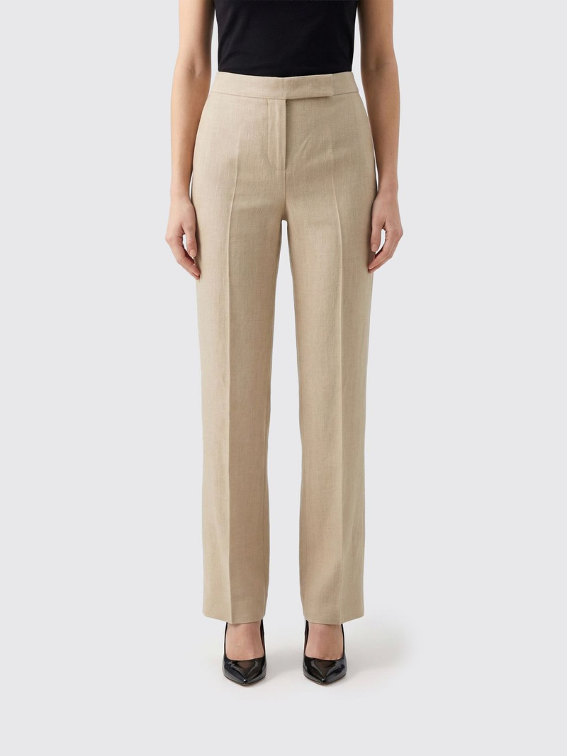 MAX MARA Linen Slim Fit Trousers 1