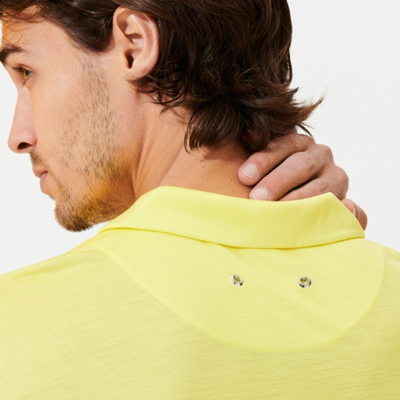 Men Tencel Polo Shirt Solid 7