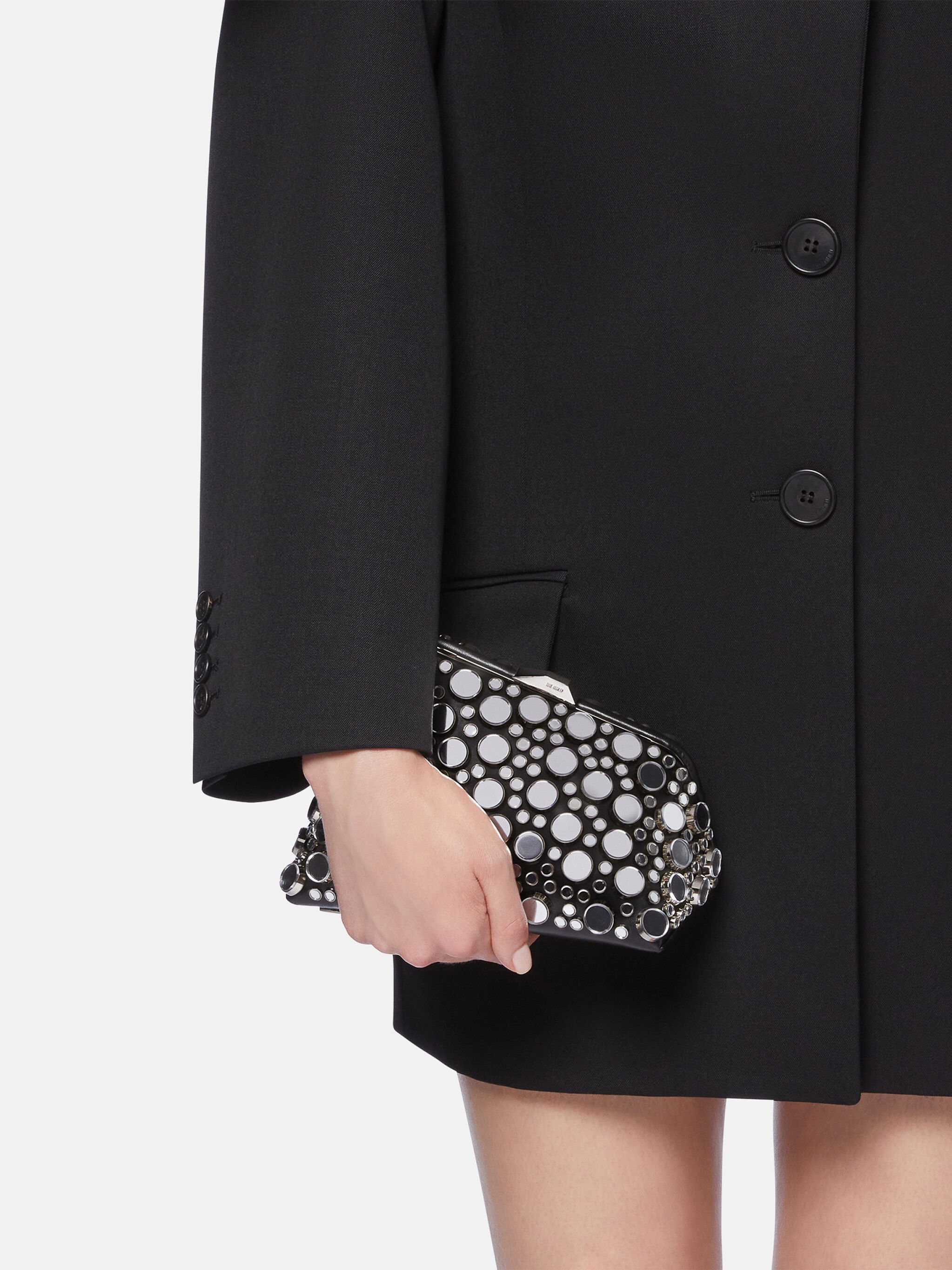 ''MIDNIGHT'' BLACK MINI CLUTCH - 2