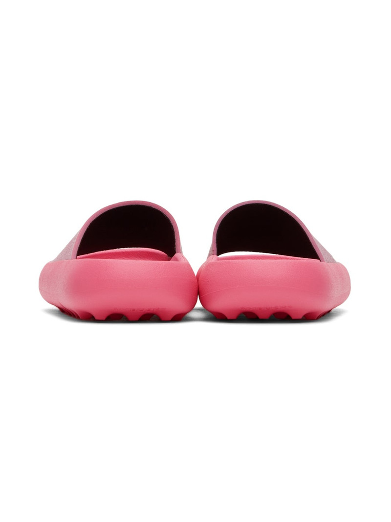 Pink Logo Flat Sandals 4