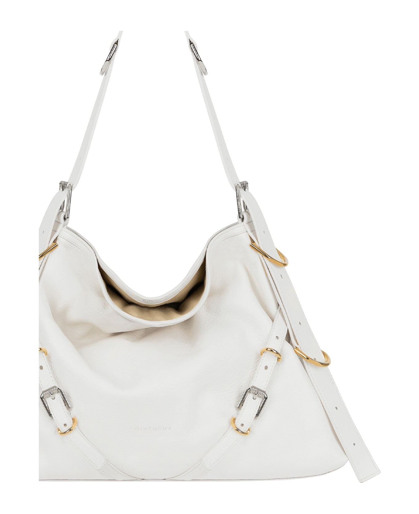 Ivory Medium Voyou Bag - 5