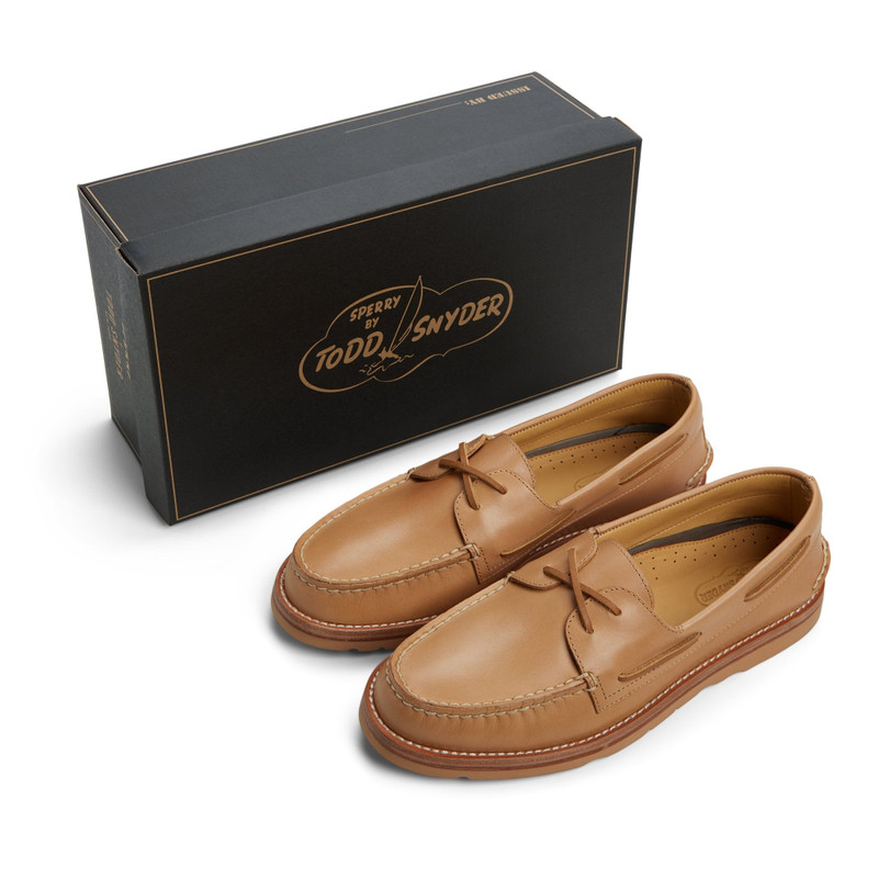 Sperry x Todd Snyder Vachetta Leather Boat Shoe 7