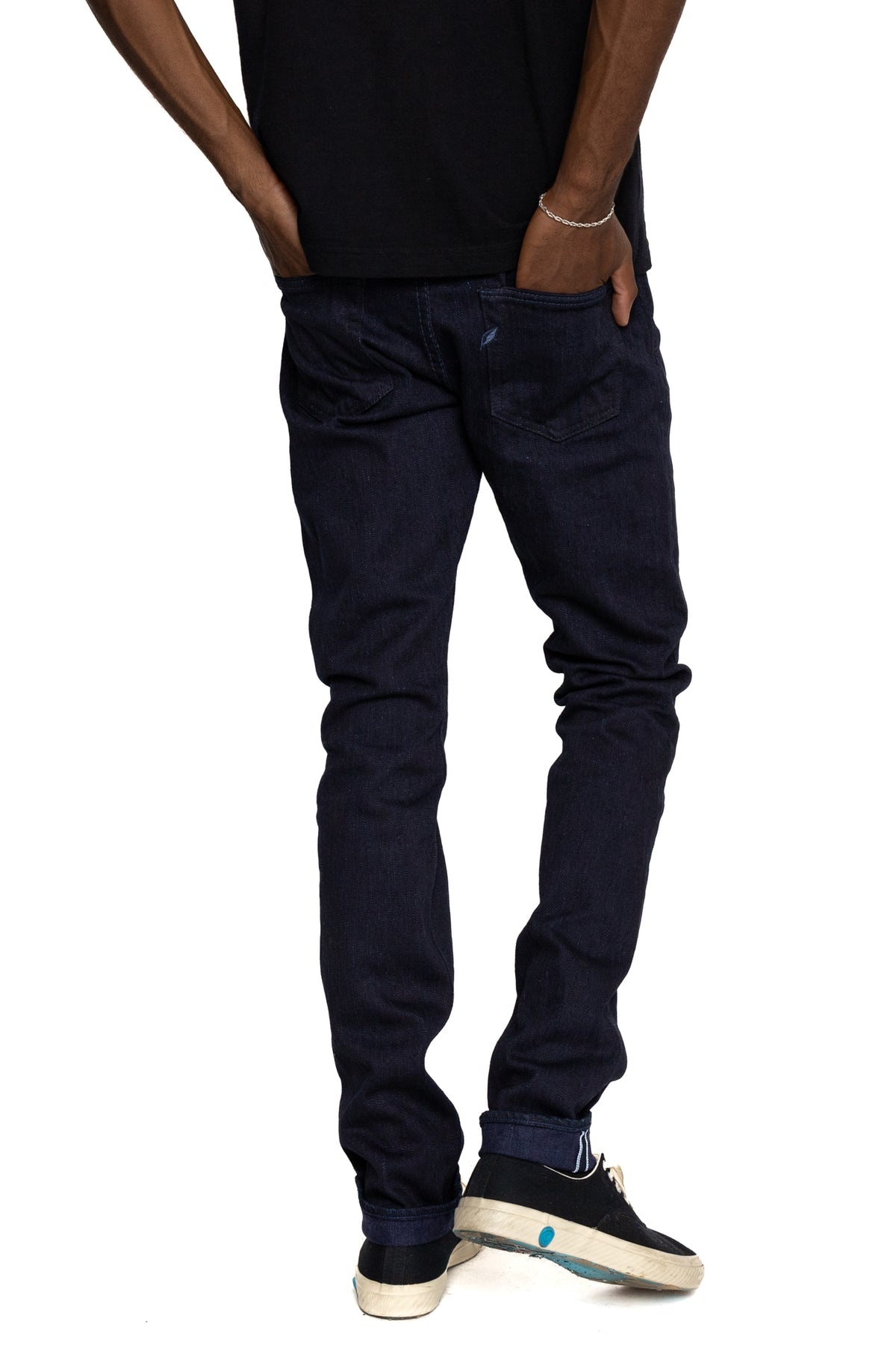 13oz Stretch Denim Relaxed Tapered - Double Indigo - 2