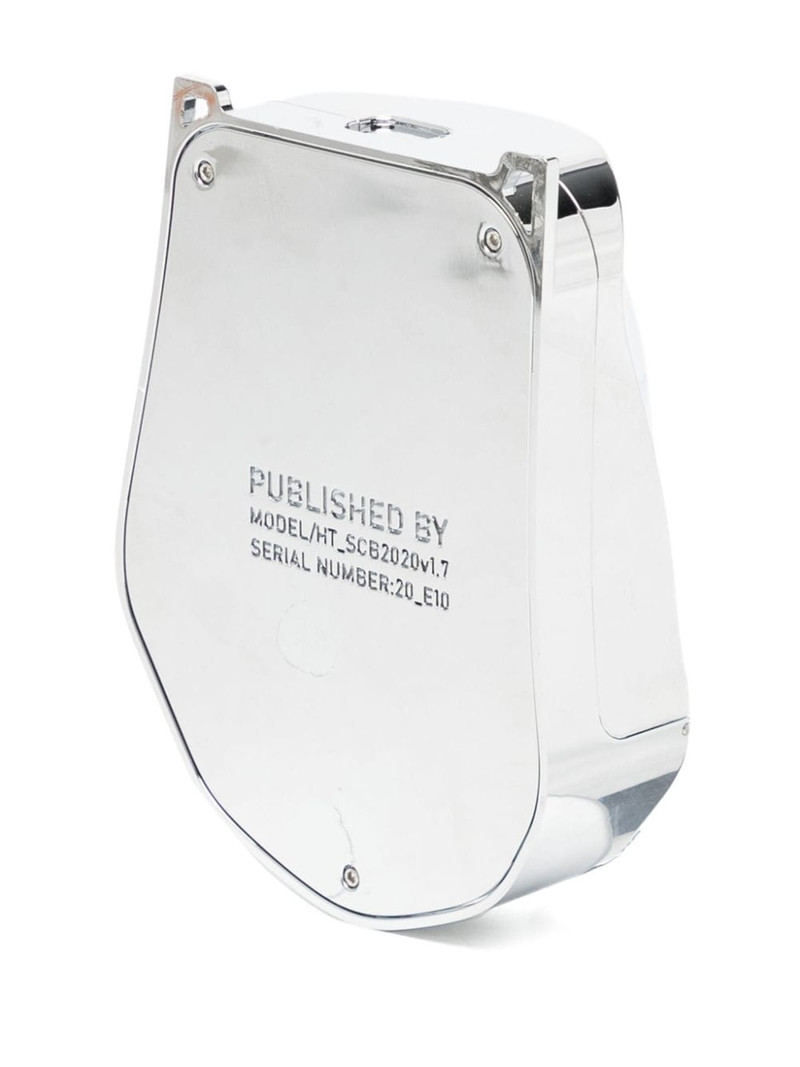 Chrome logo-engraved crossbody bag 3