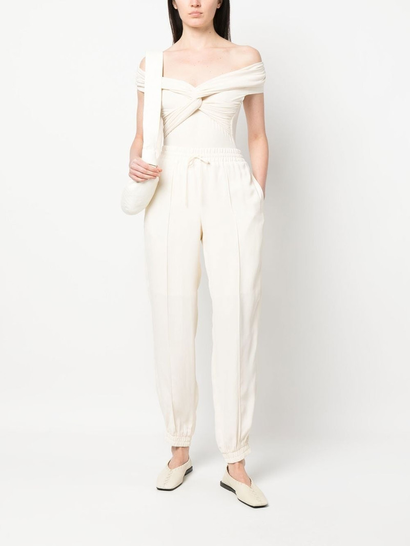 Jil Sander drawstring tapered trousers outlook