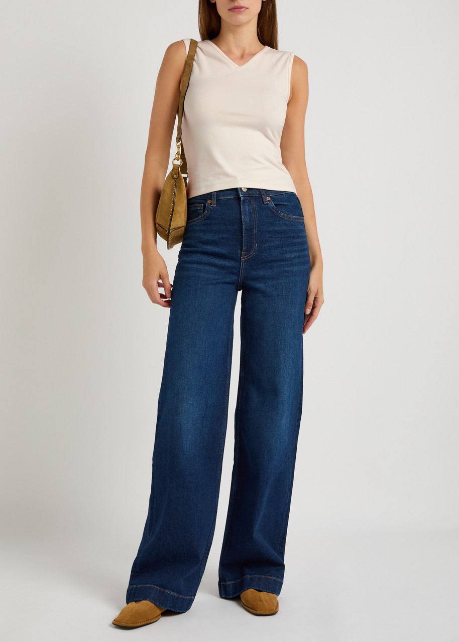 Reformation Wren Stretch-cotton top - 4