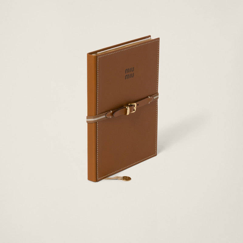 Miu Miu Leather diary outlook