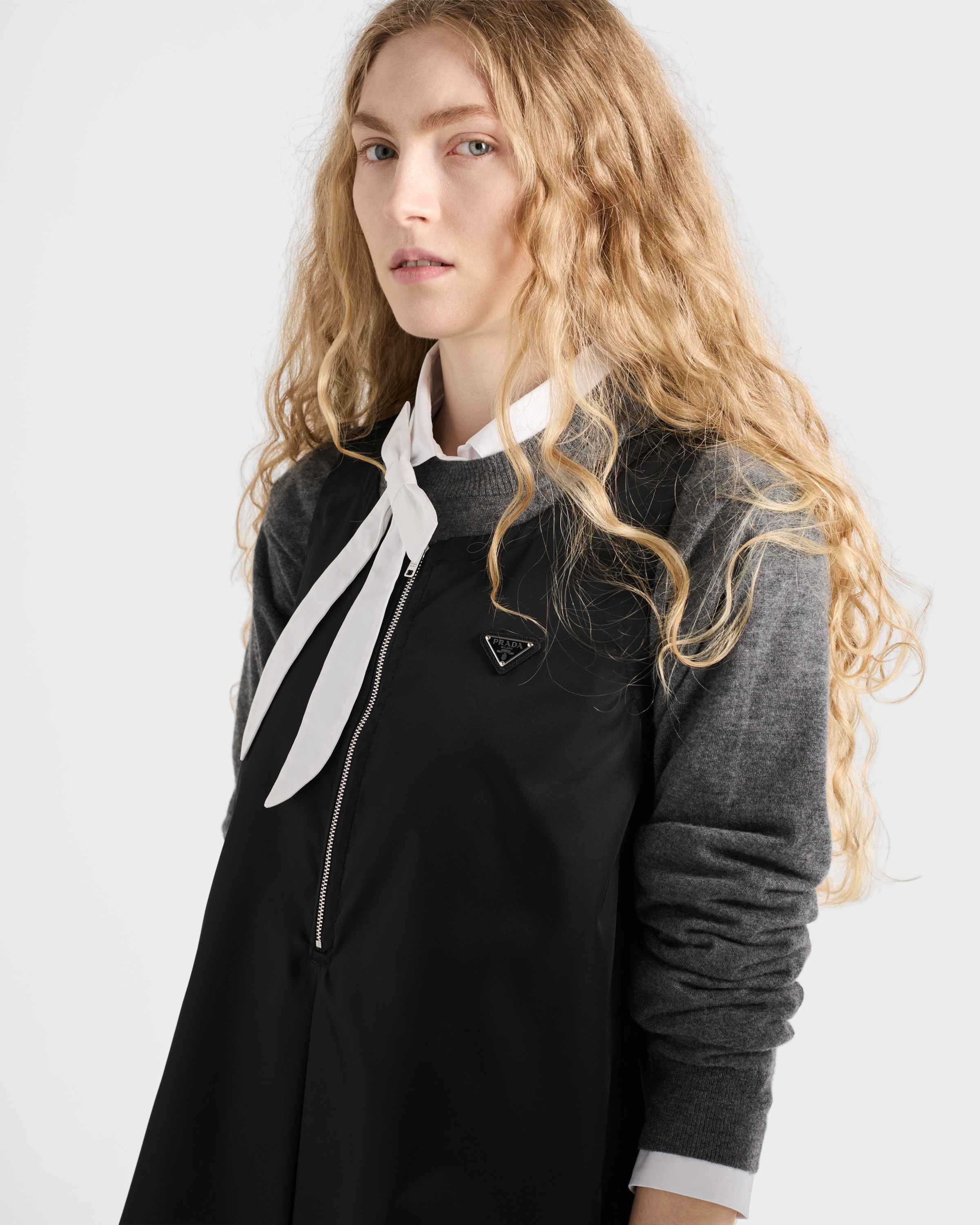 Re-Nylon mini-dress - 4