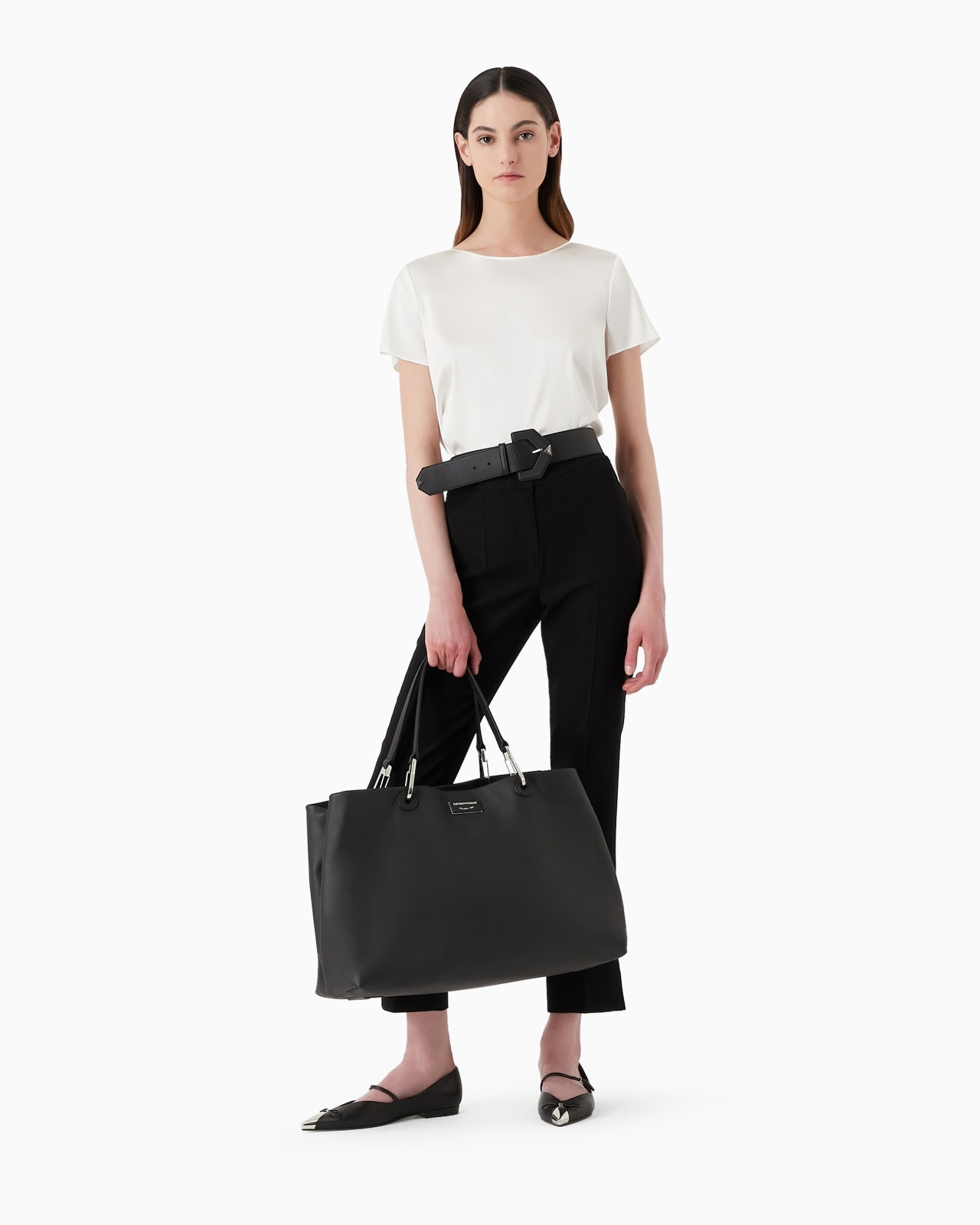 Technical cady flared 7/8 trousers - 4