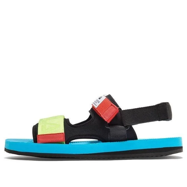 (WMNS) FILA Capri Sandal 'Black Blue Red' T12W024503FBS - 1