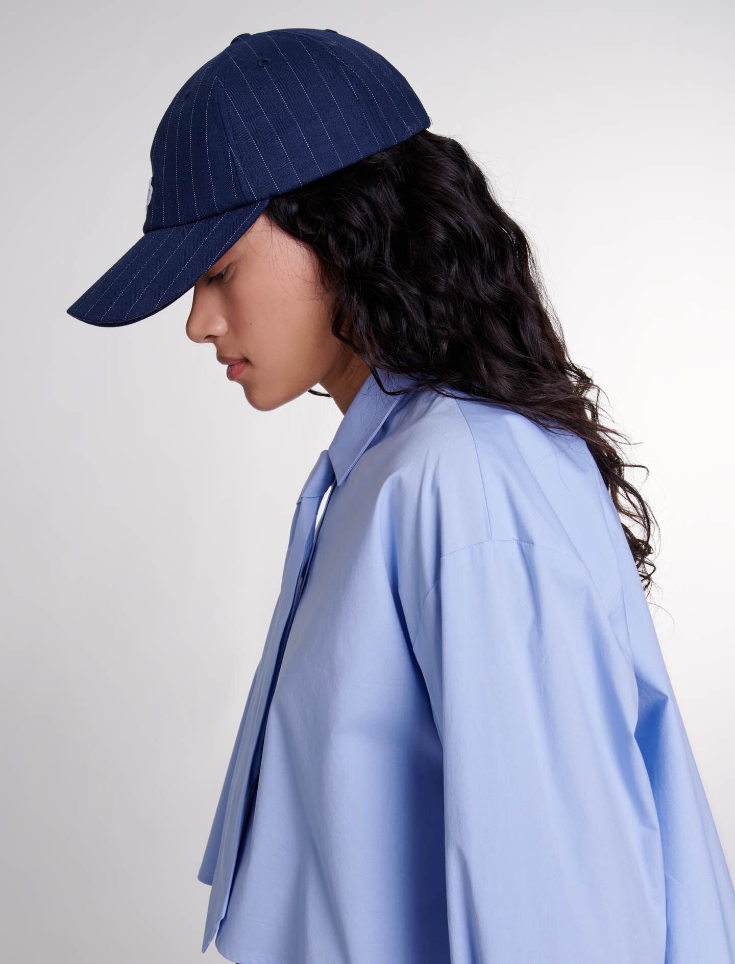 Striped cotton cap - 8