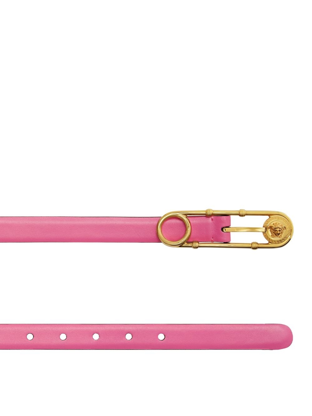 Safety Pin leather buckle belt - 2