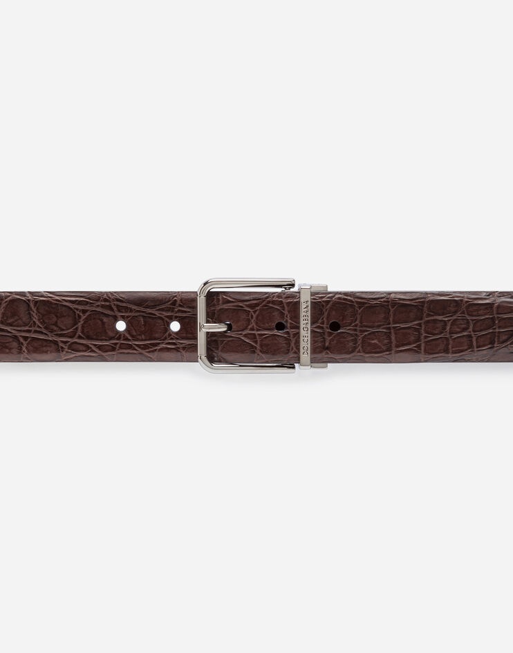 Crocodile nappa belt - 3