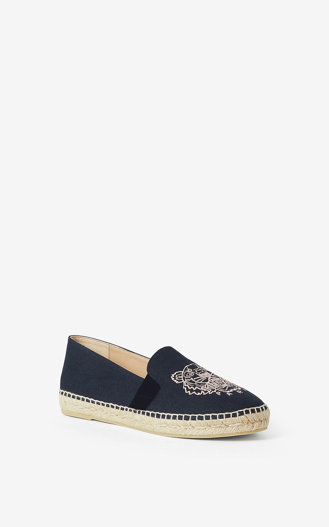 Tiger elasticated canvas espadrilles - 3