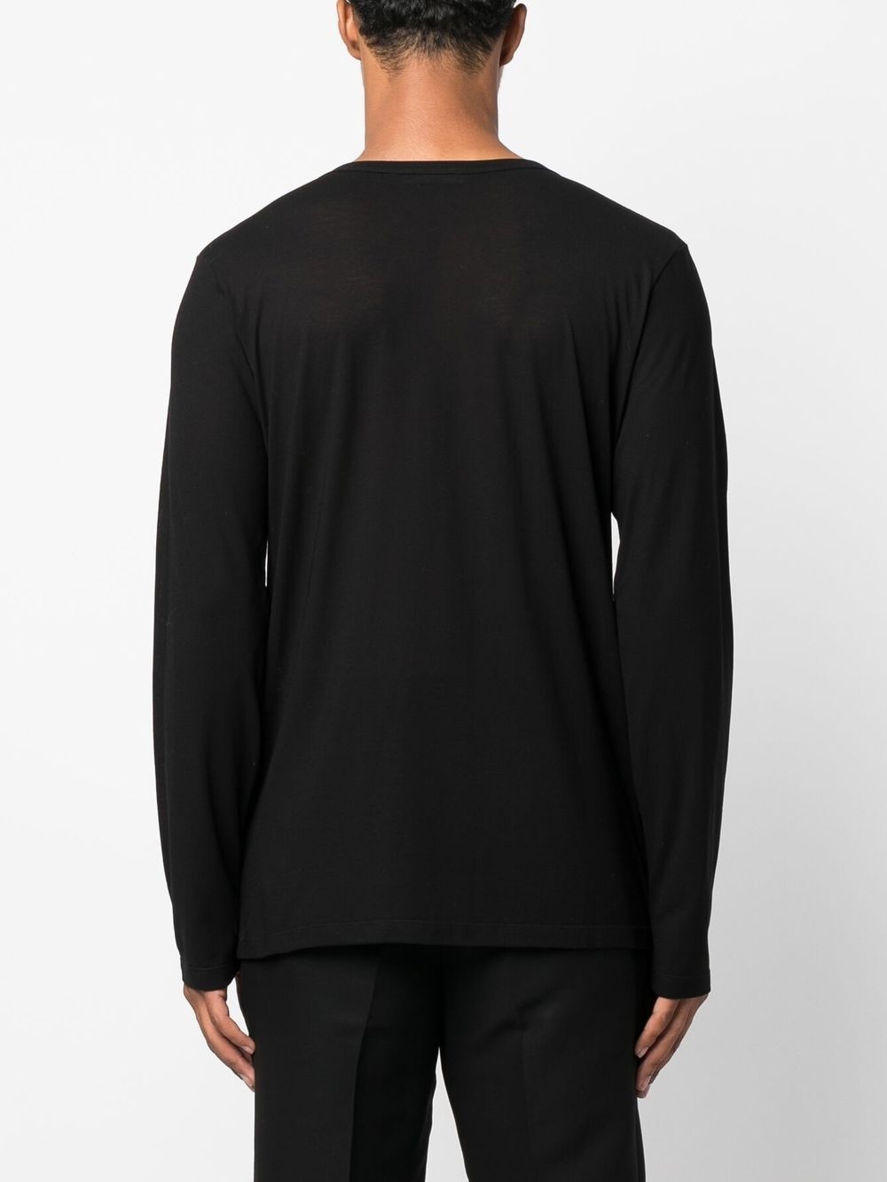 long-sleeved cotton T-shirt - 4