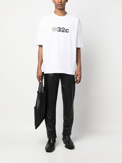 032c logo-print organic cotton T-shirt outlook