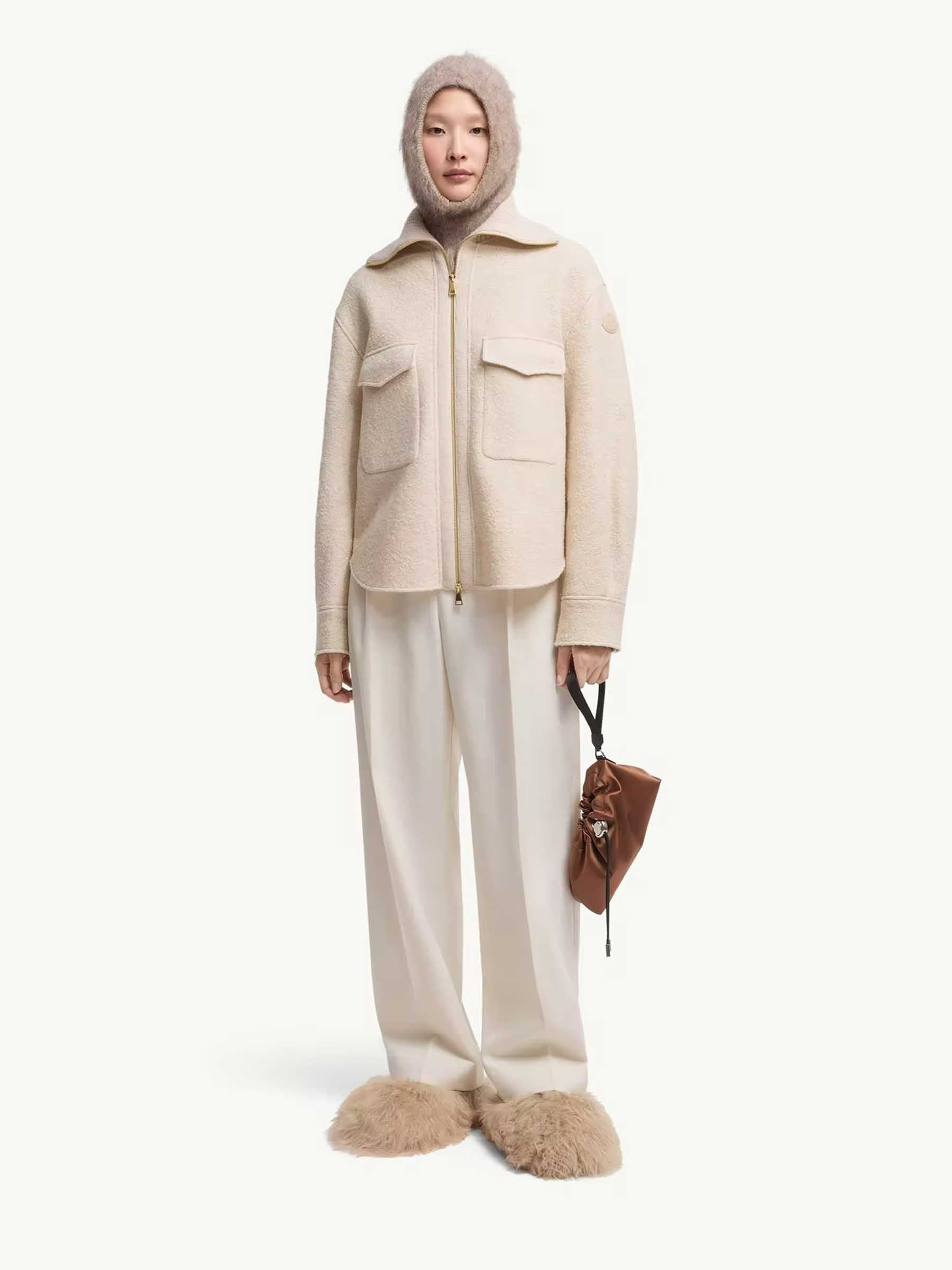 BOUCLÉ WOOL JACKET - 2