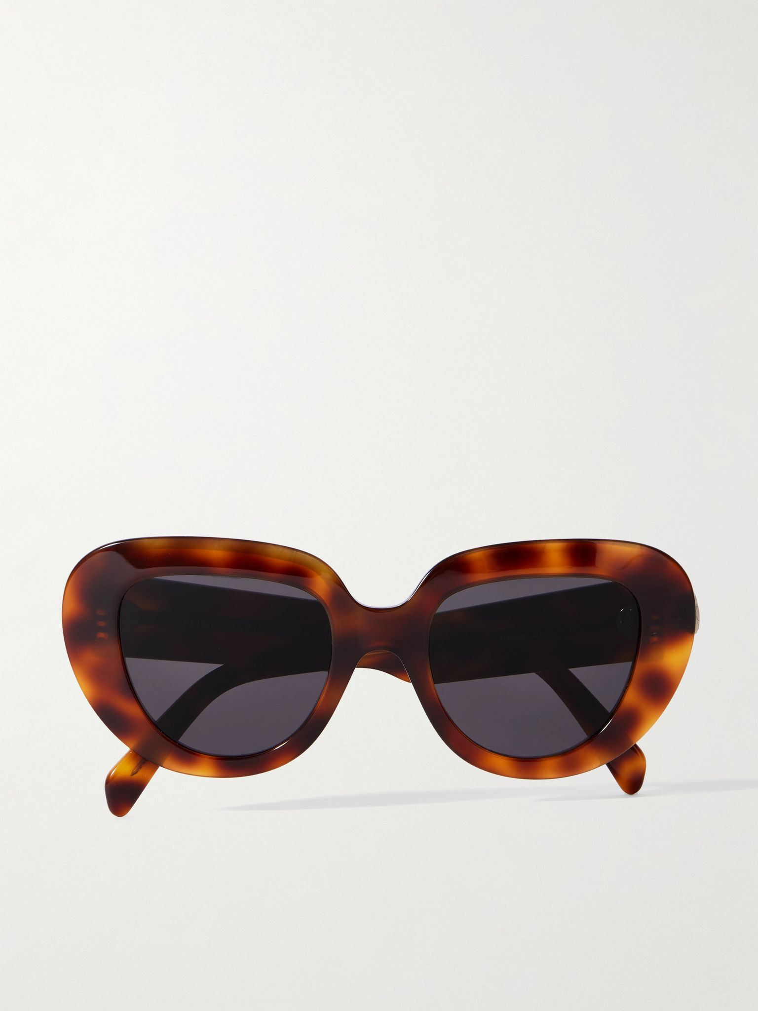 Oversized butterfly-frame tortoiseshell acetate sunglasses Tortoiseshell - 1