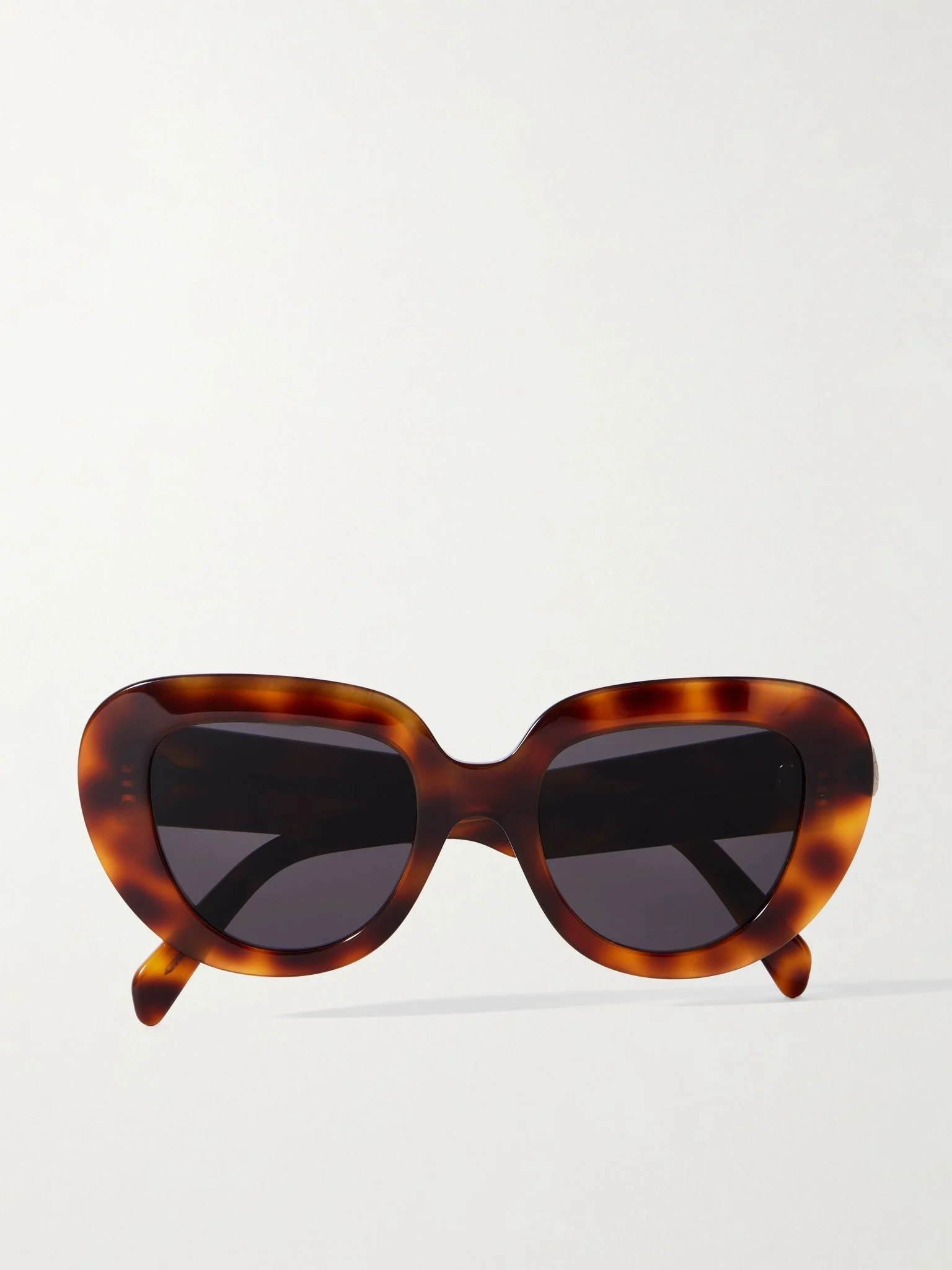 Oversized butterfly-frame tortoiseshell acetate sunglasses Tortoiseshell - 1