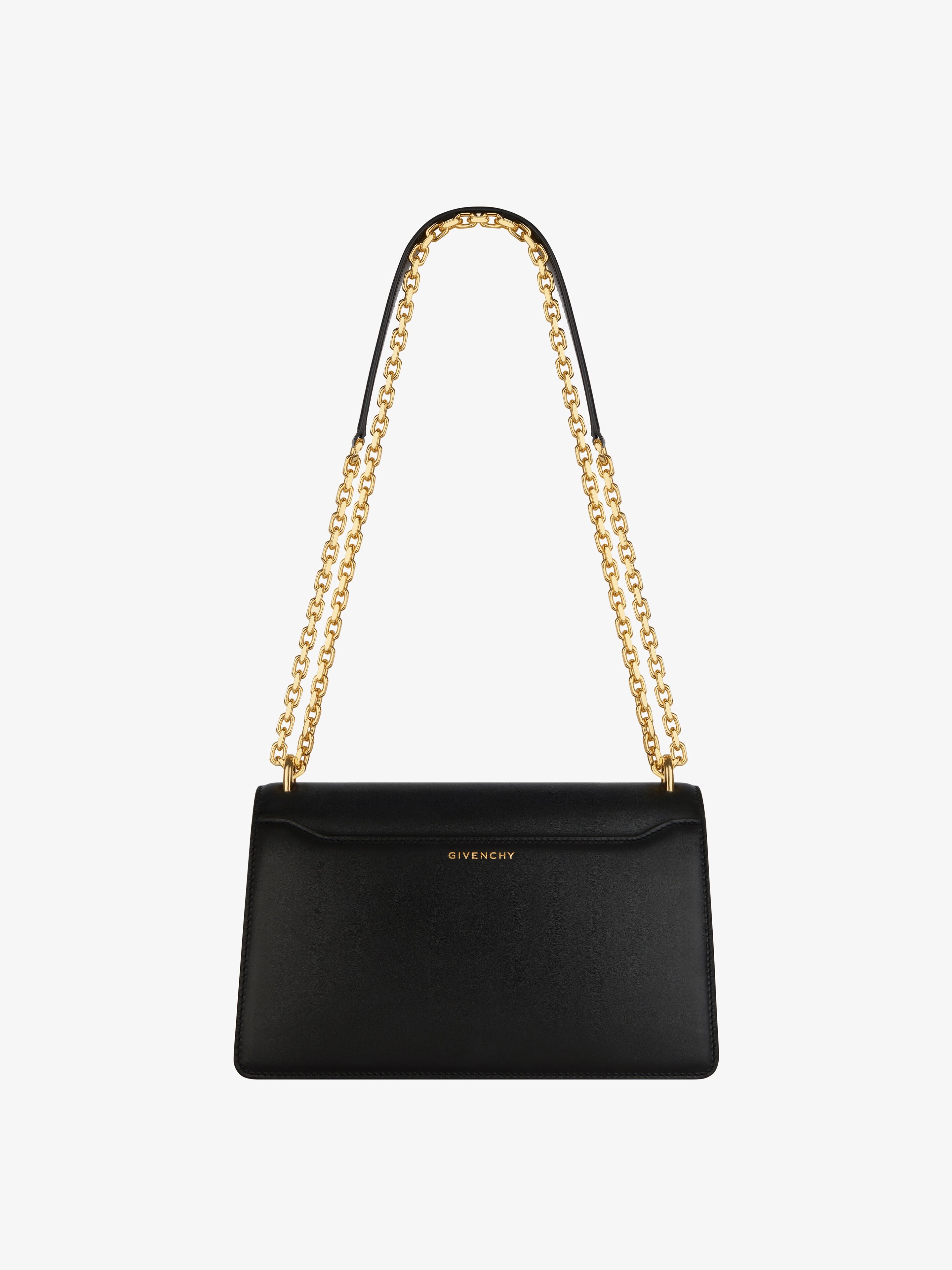 MEDIUM 4G BAG IN LEATHER WITH CHAIN - 5