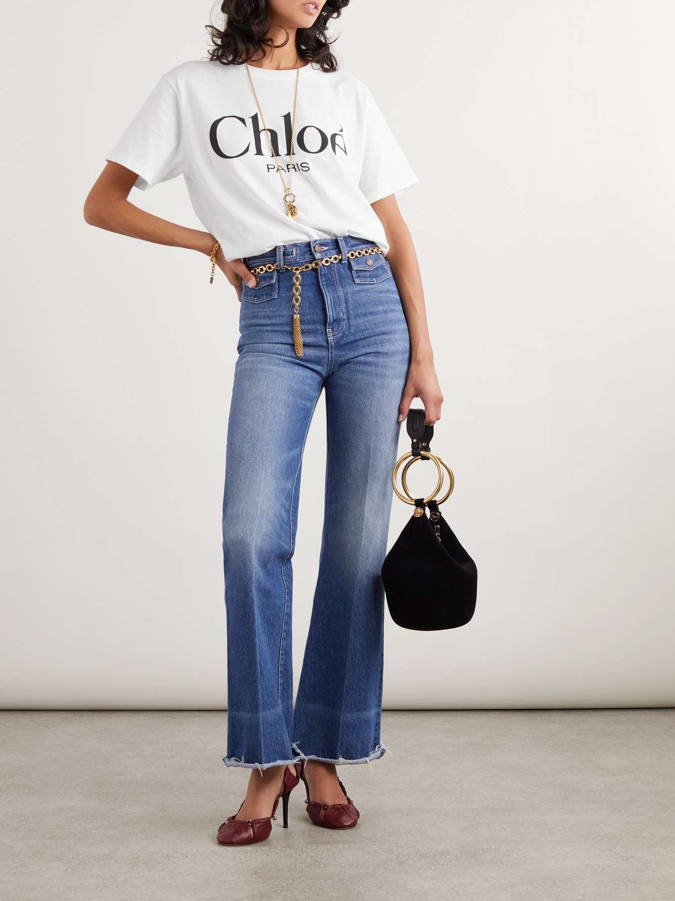 【関税&送料込】Chloe' Frayed Bottom Jeans w421.jpg