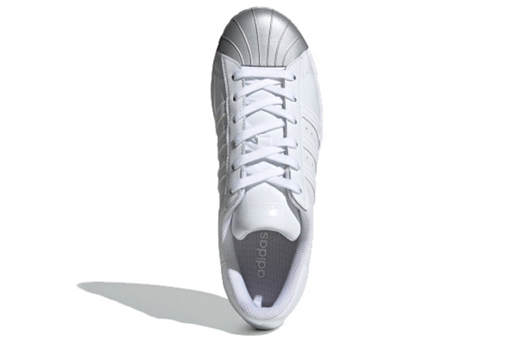 (WMNS) adidas originals Superstar 'White Silver' FX4747 - 4