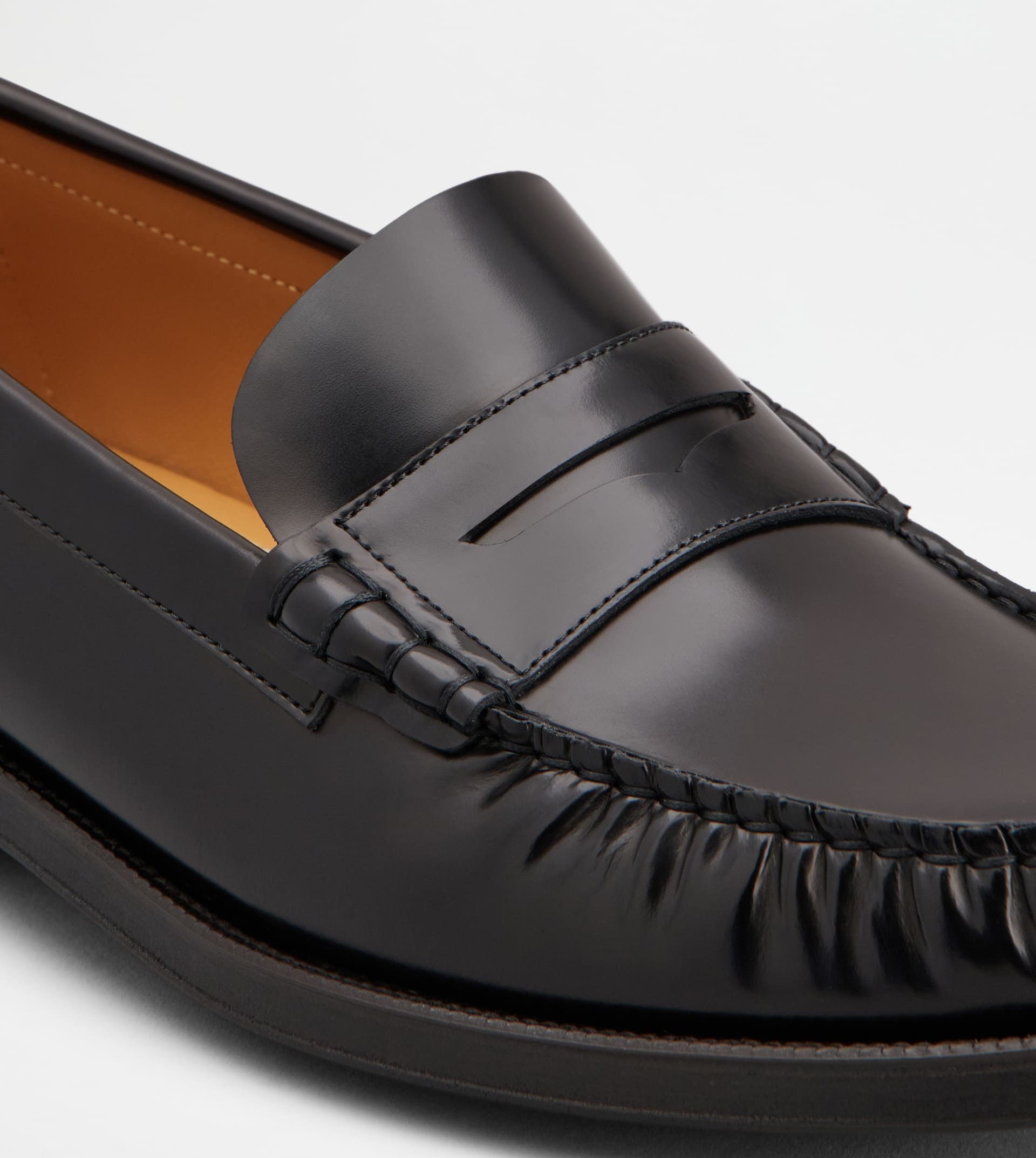 LOAFERS IN LEATHER - BLACK - 5
