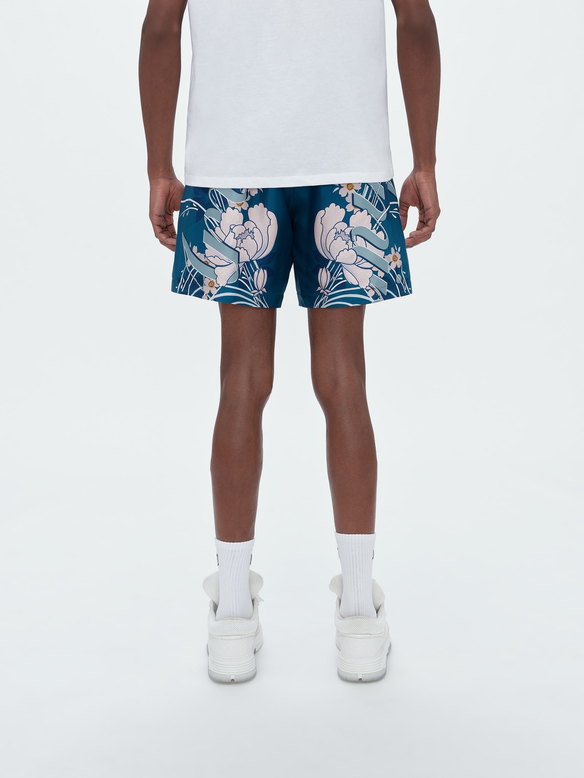 FLORAL DRAWSTRING SHORT - 5