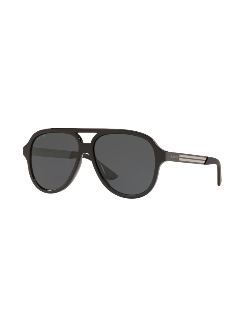 GUCCI pilot-frame tinted sunglasses outlook