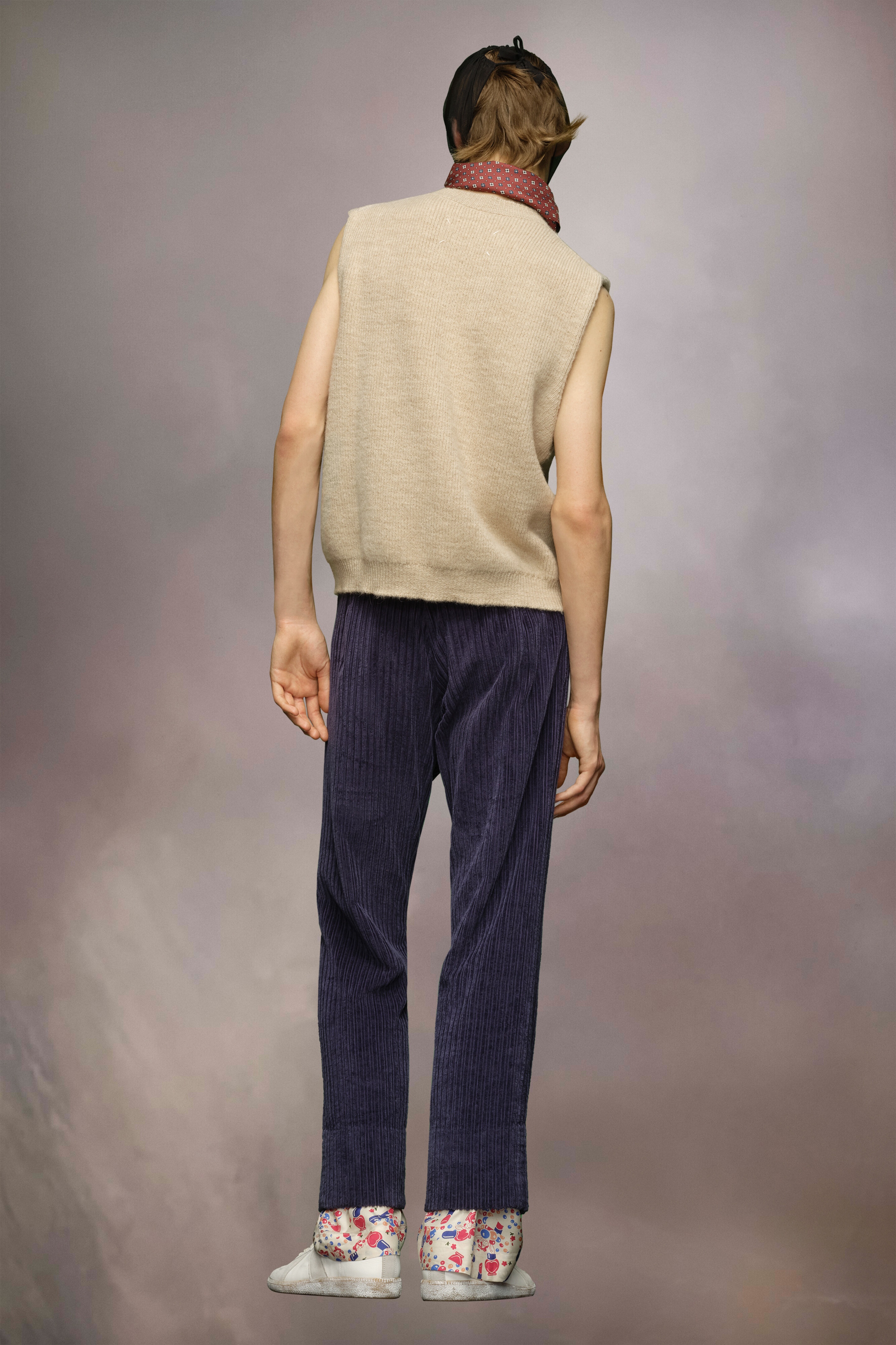 Alpaca knit vest - 4