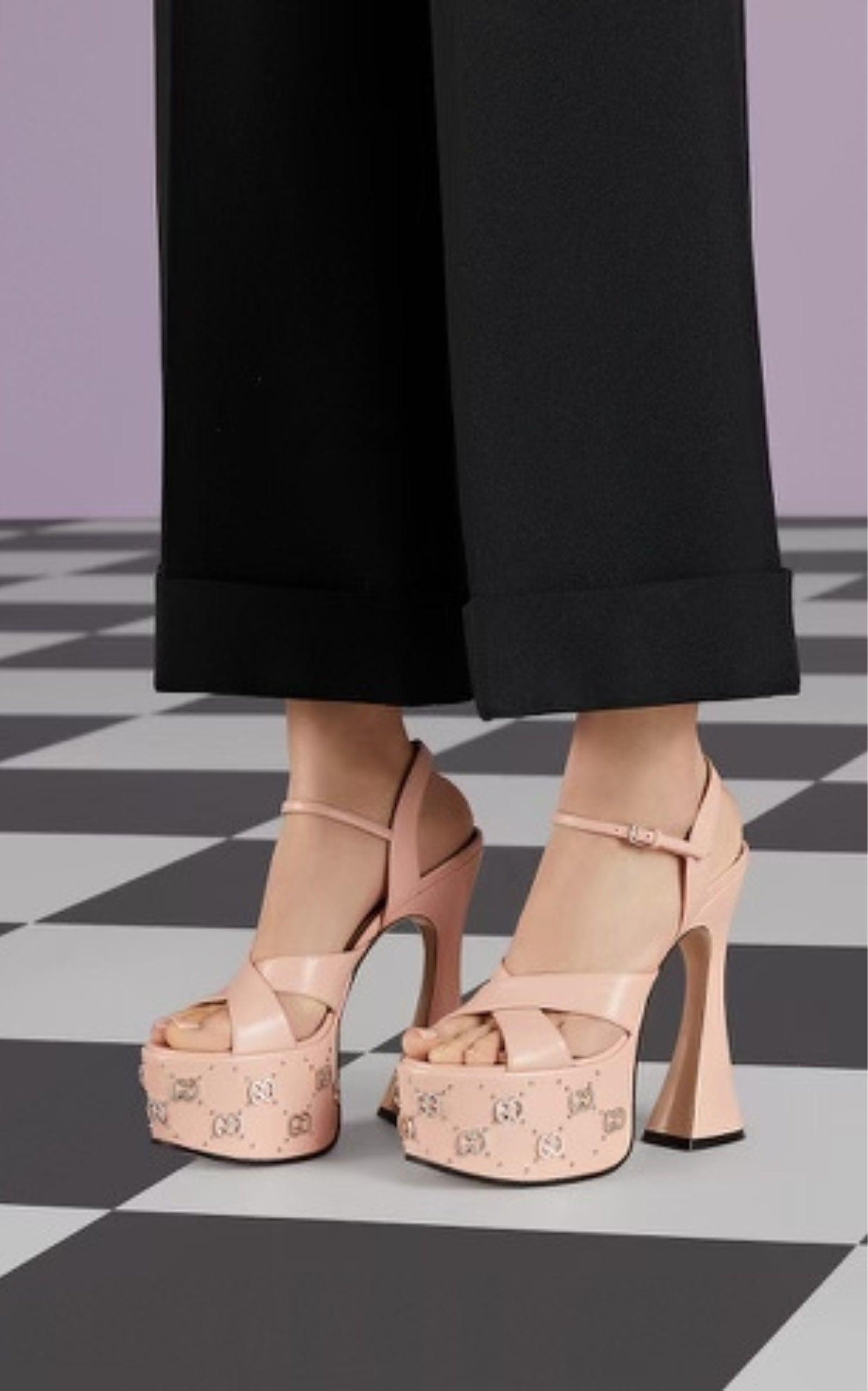 Leather Platform Sandals 155 - 2