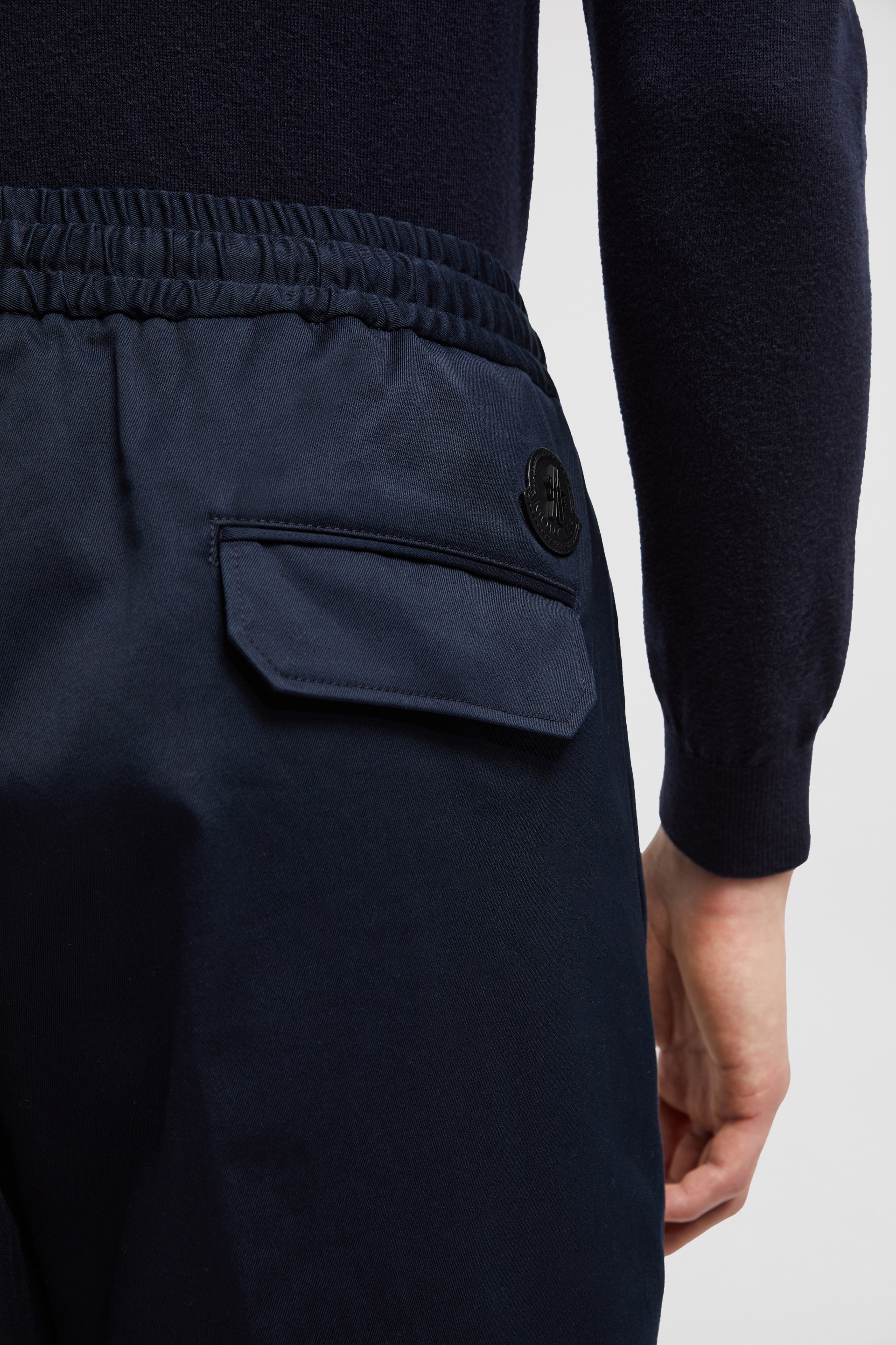 Cotton Crêpe Jogging Pants - 4