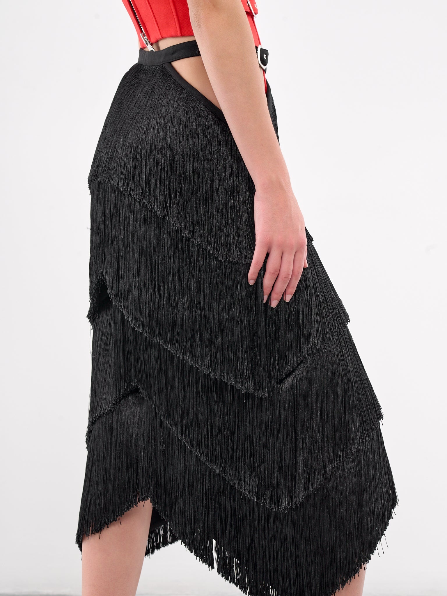 Reverse Fringe Skirt - 4