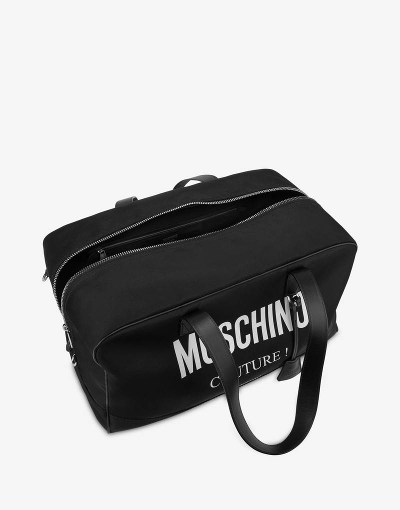 MOSCHINO COUTURE NYLON TRAVEL BAG 3