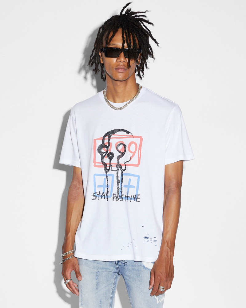 JUICE WRLD KASH SS TEE VINTAGE WHITE 1