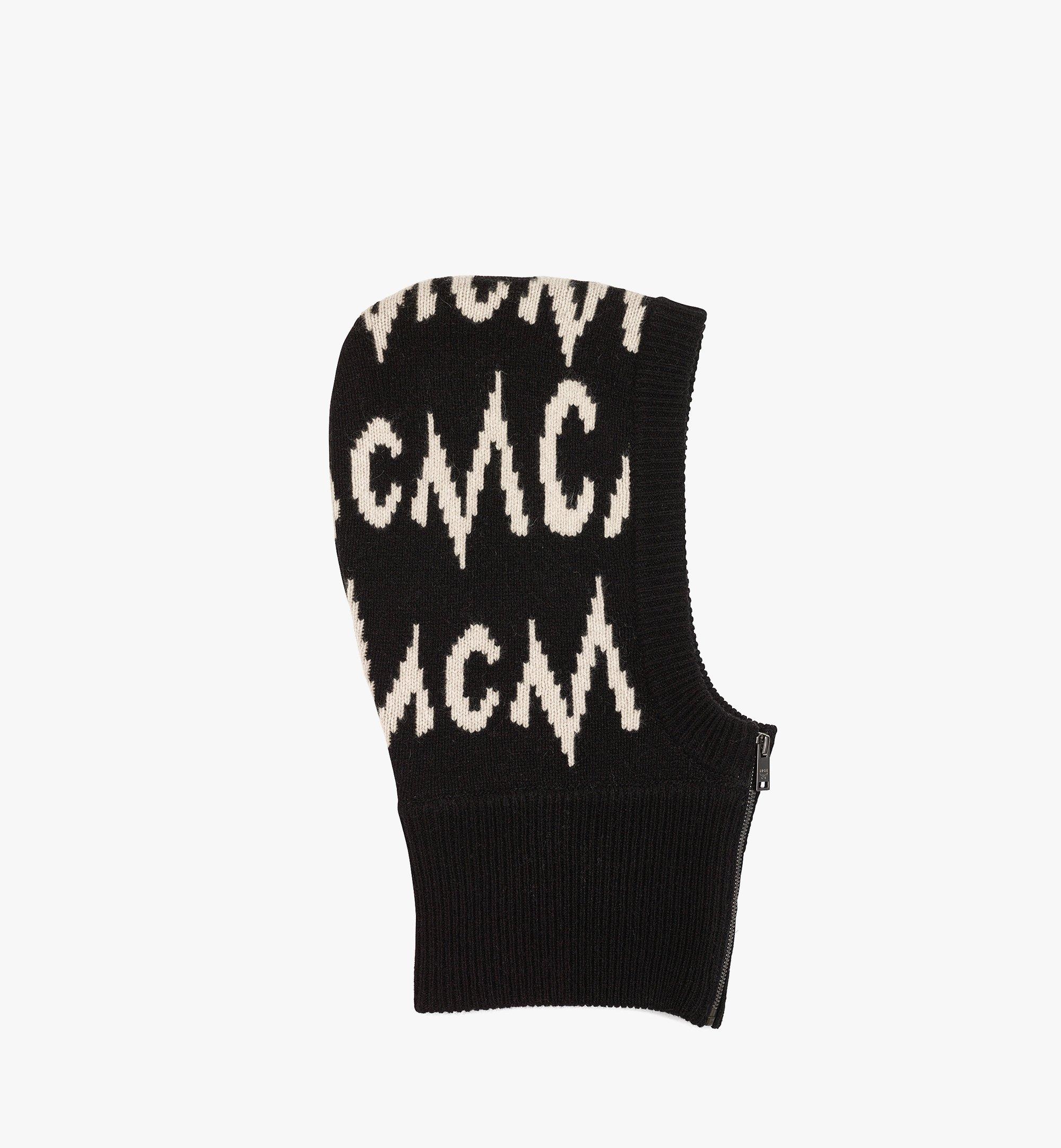 Logo Jacquard Balaclava in Recycled Cashmere - 3