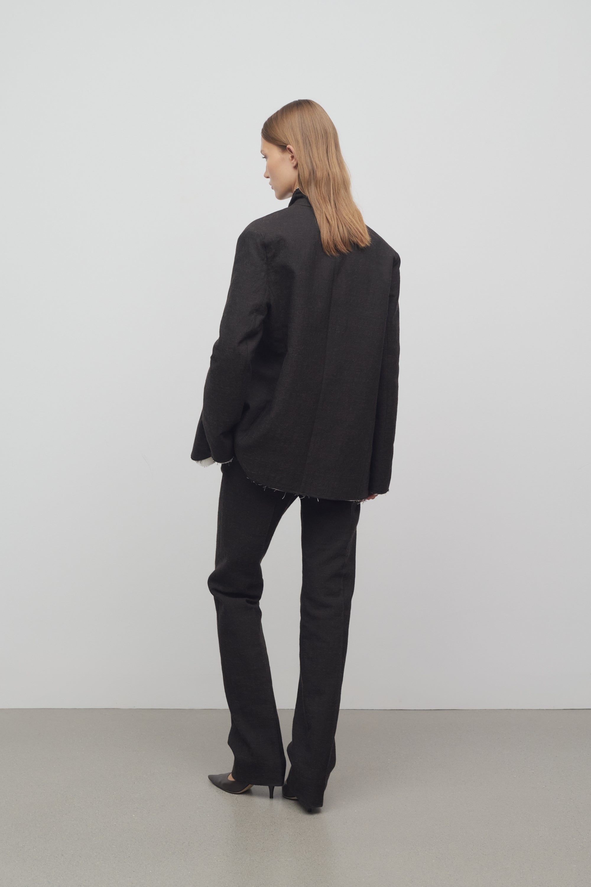 Selvie Pant in Cotton and Wool - 5
