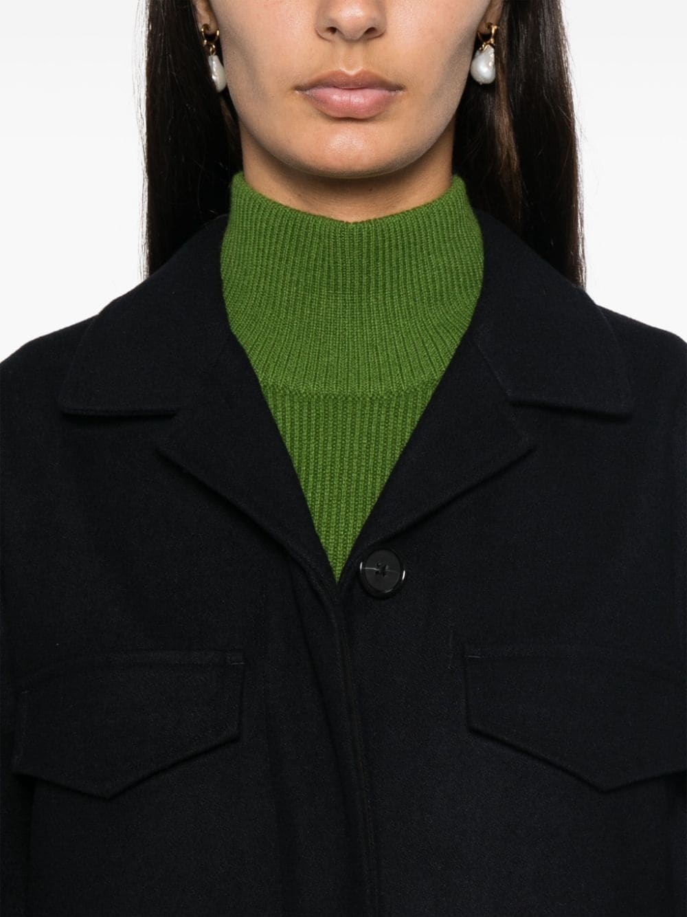 felted shirt jacket - 5