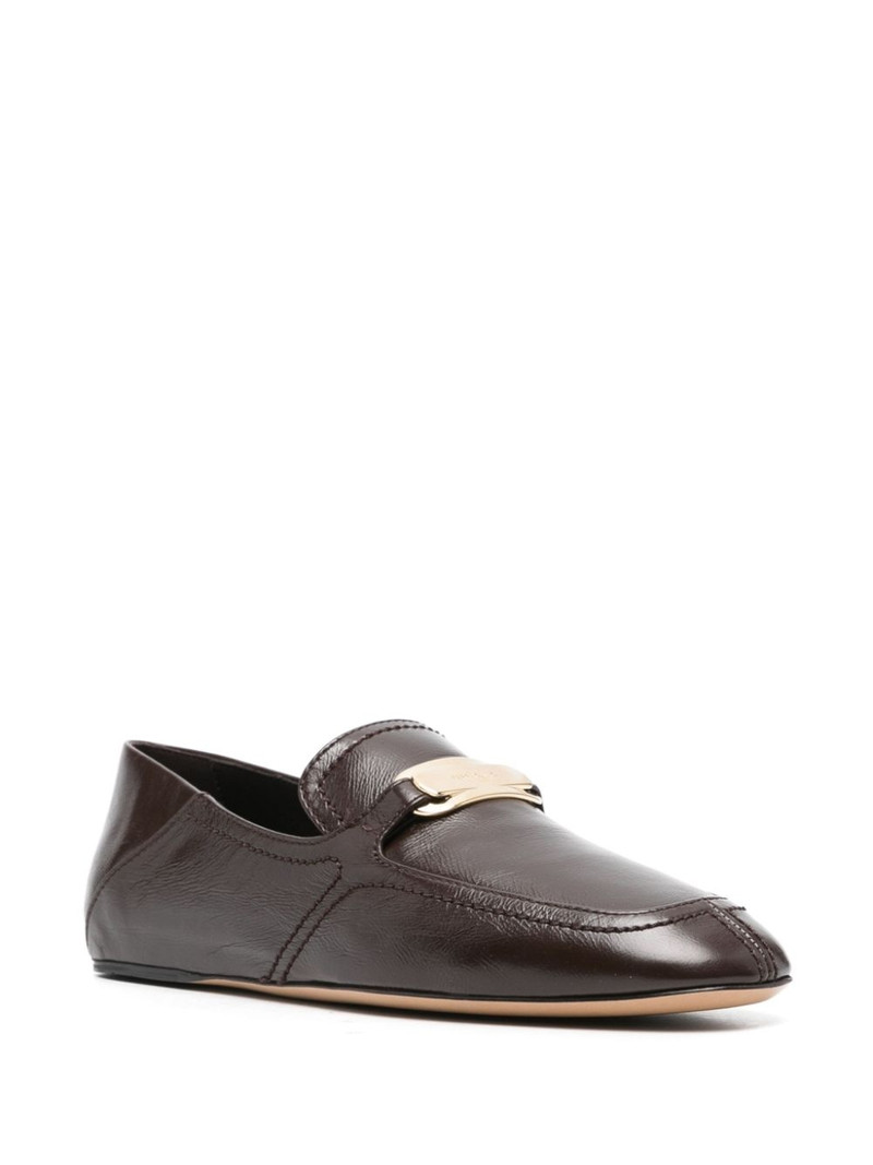 FERRAGAMO New Vara logo-plaque loafers outlook