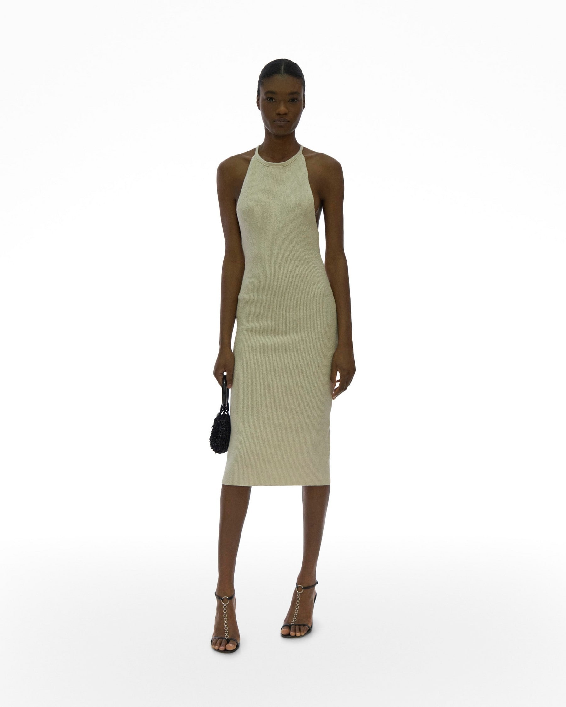 BEADED RIB TANK DRESS - 3