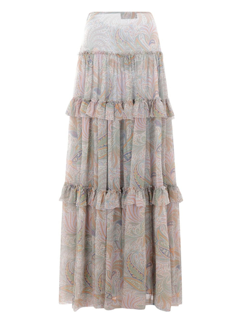 Etro printed maxi skirt outlook