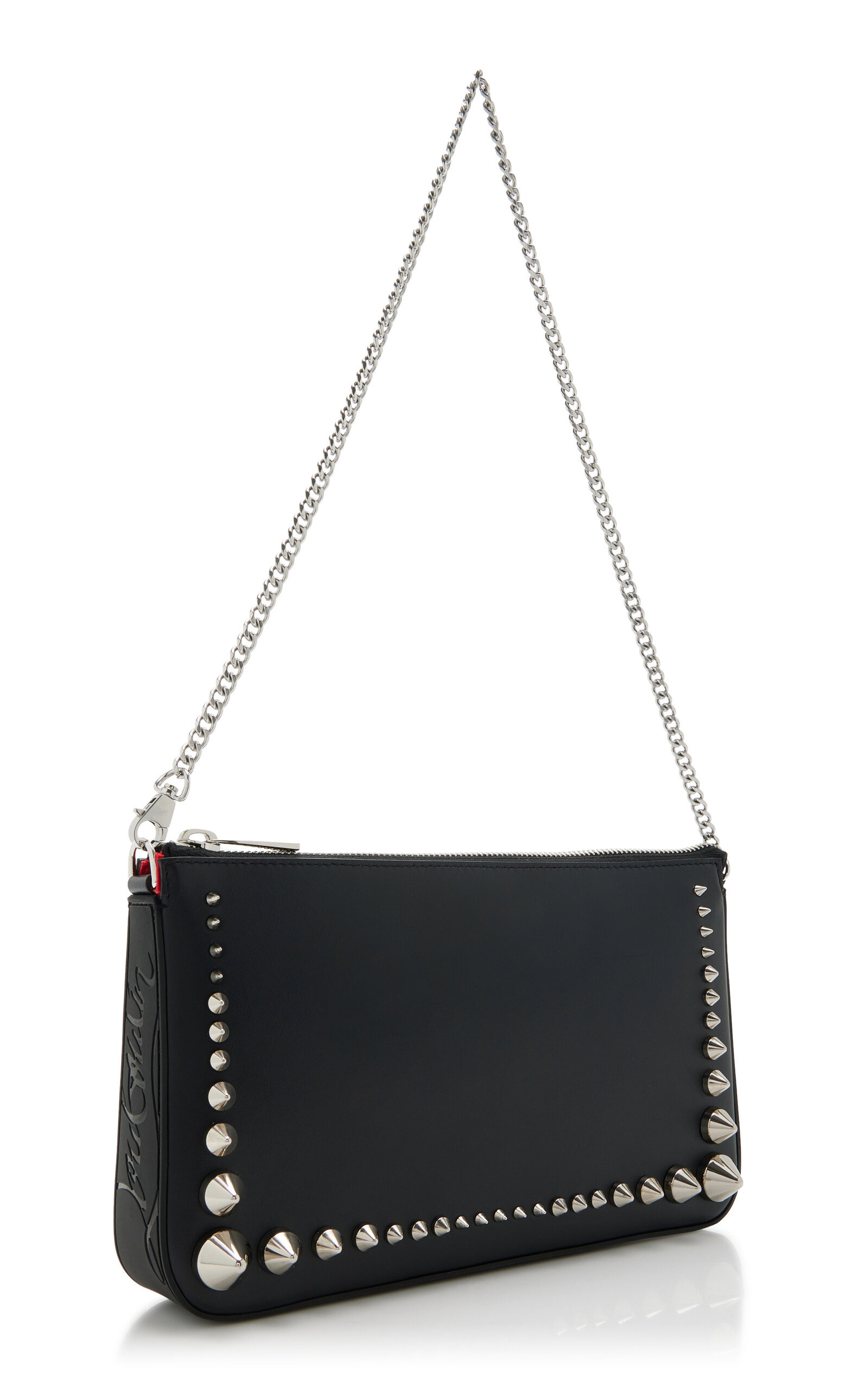 Loubila Studded Leather Bag black - 4